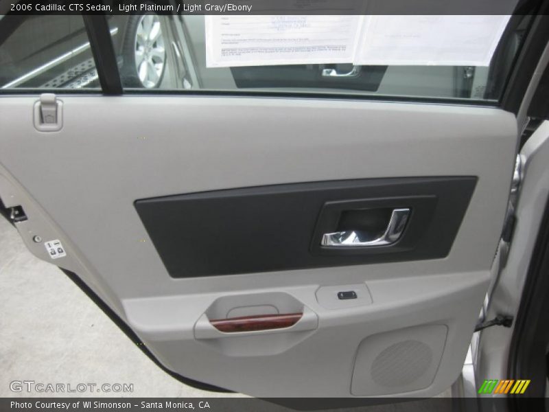 Light Platinum / Light Gray/Ebony 2006 Cadillac CTS Sedan