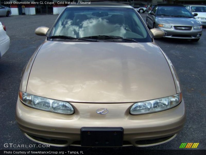 Gold Metallic / Neutral 1999 Oldsmobile Alero GL Coupe