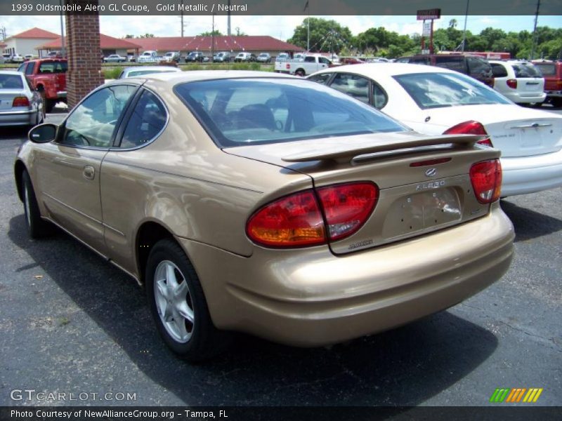 Gold Metallic / Neutral 1999 Oldsmobile Alero GL Coupe