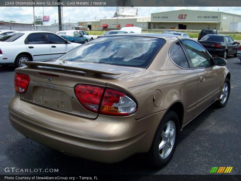 Gold Metallic / Neutral 1999 Oldsmobile Alero GL Coupe