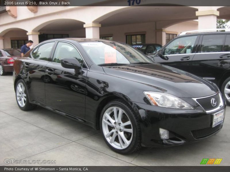 Black Onyx / Black 2006 Lexus IS 250