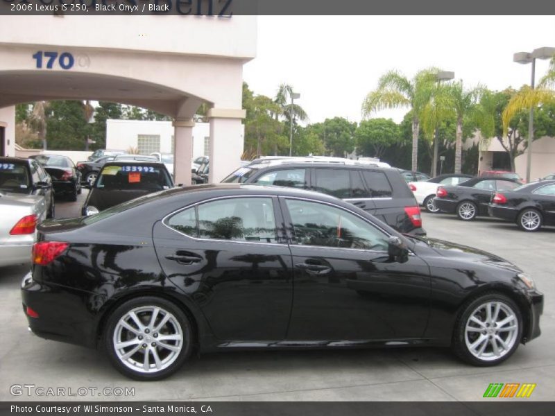 Black Onyx / Black 2006 Lexus IS 250