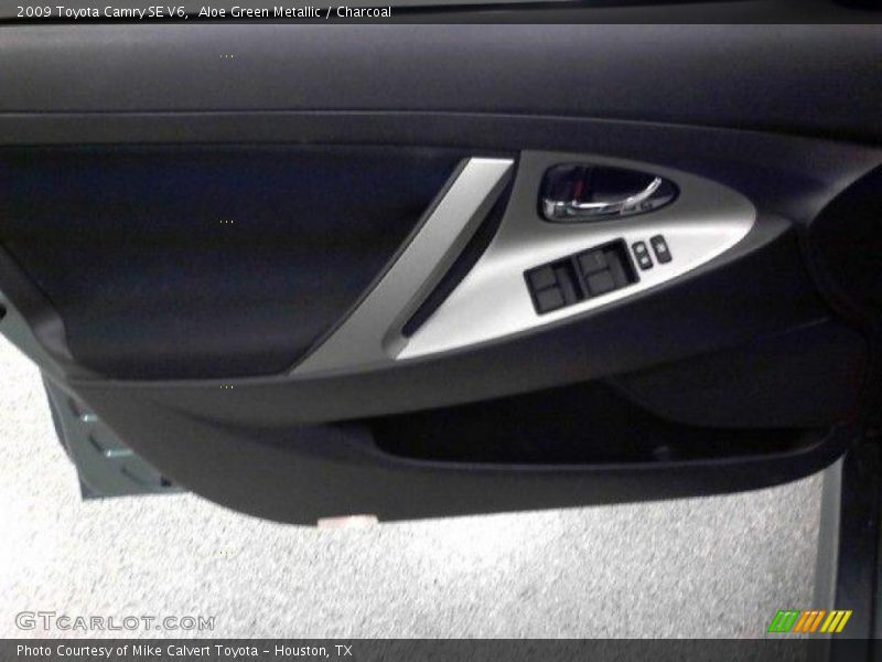 Aloe Green Metallic / Charcoal 2009 Toyota Camry SE V6