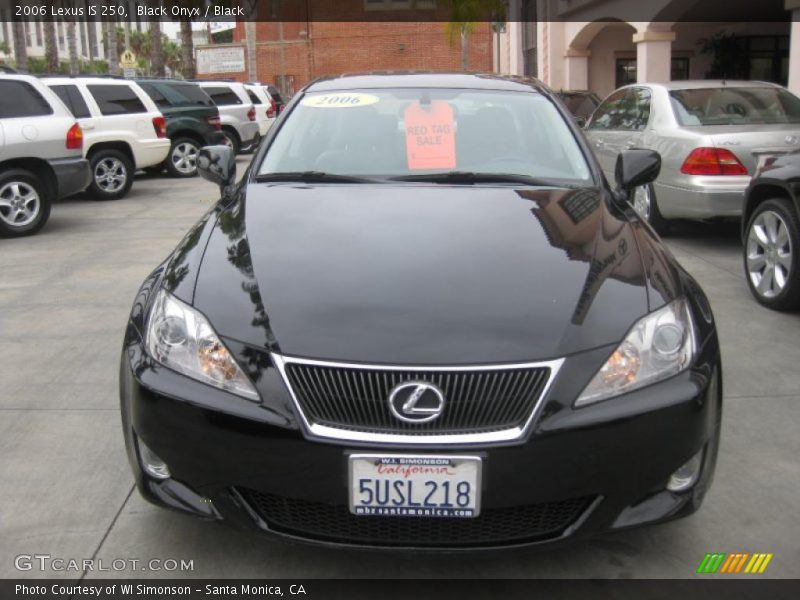 Black Onyx / Black 2006 Lexus IS 250