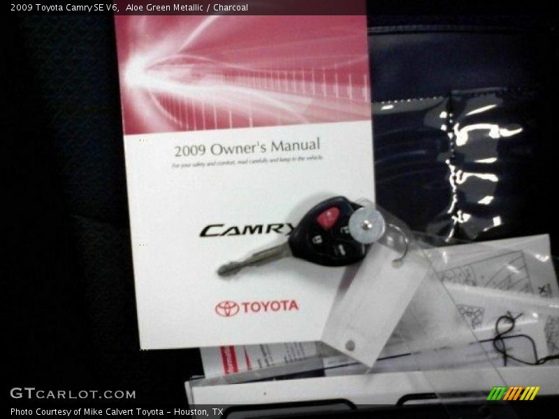 Aloe Green Metallic / Charcoal 2009 Toyota Camry SE V6