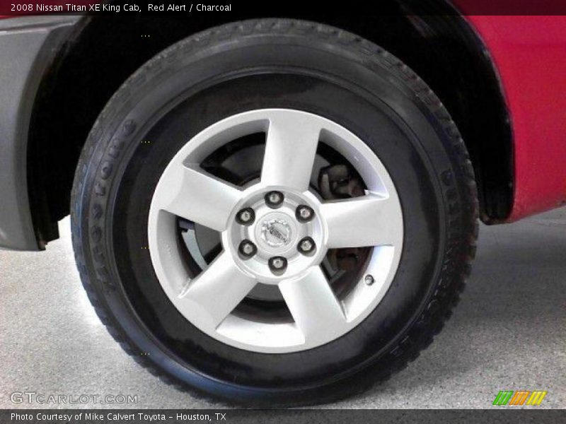 Red Alert / Charcoal 2008 Nissan Titan XE King Cab