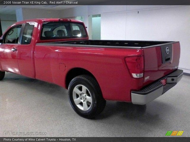 Red Alert / Charcoal 2008 Nissan Titan XE King Cab