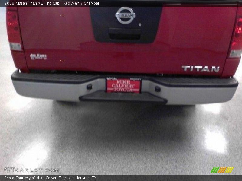 Red Alert / Charcoal 2008 Nissan Titan XE King Cab