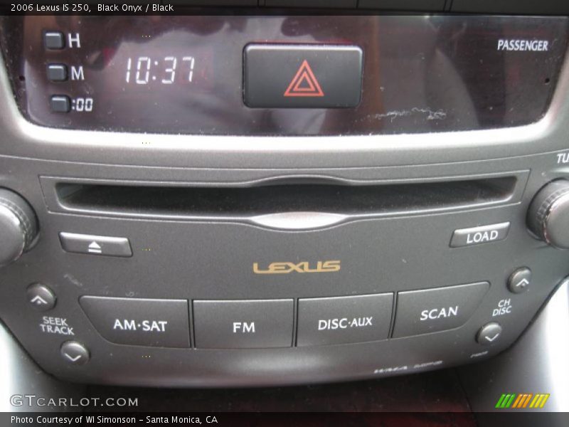 Black Onyx / Black 2006 Lexus IS 250