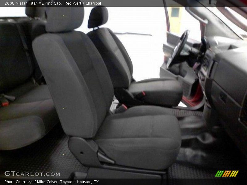 Red Alert / Charcoal 2008 Nissan Titan XE King Cab