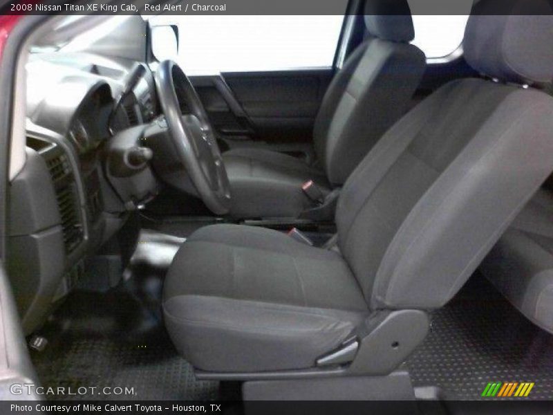 Red Alert / Charcoal 2008 Nissan Titan XE King Cab