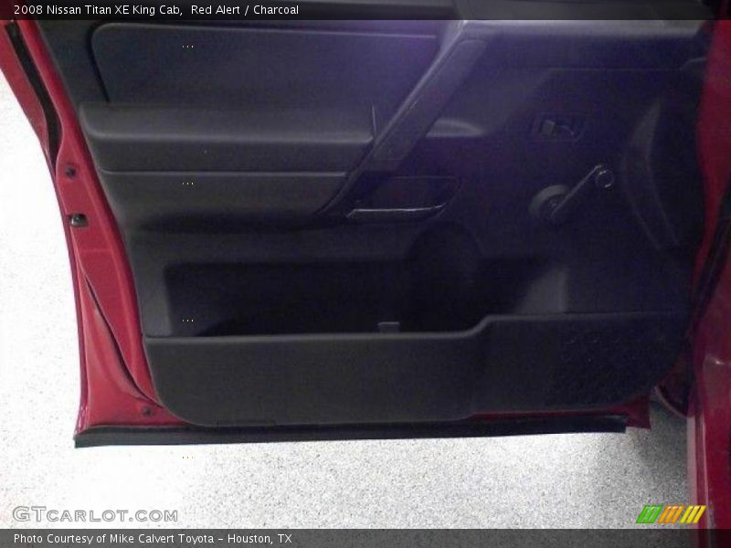 Red Alert / Charcoal 2008 Nissan Titan XE King Cab