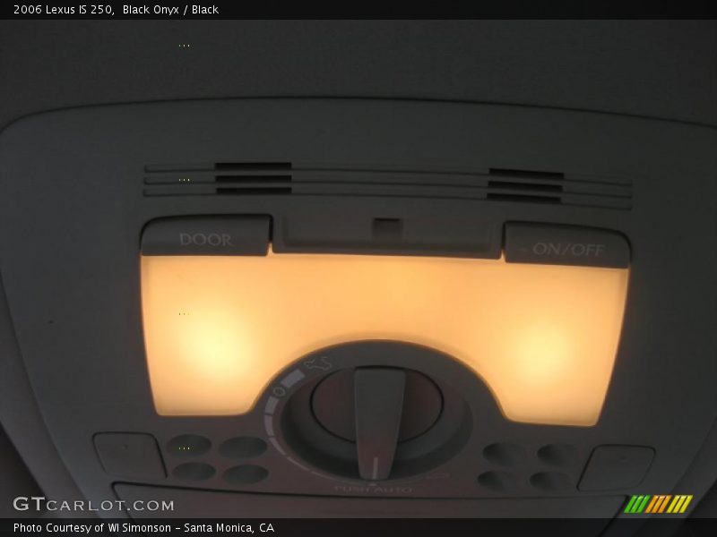 Black Onyx / Black 2006 Lexus IS 250