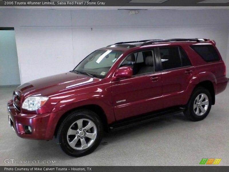 Salsa Red Pearl / Stone Gray 2006 Toyota 4Runner Limited