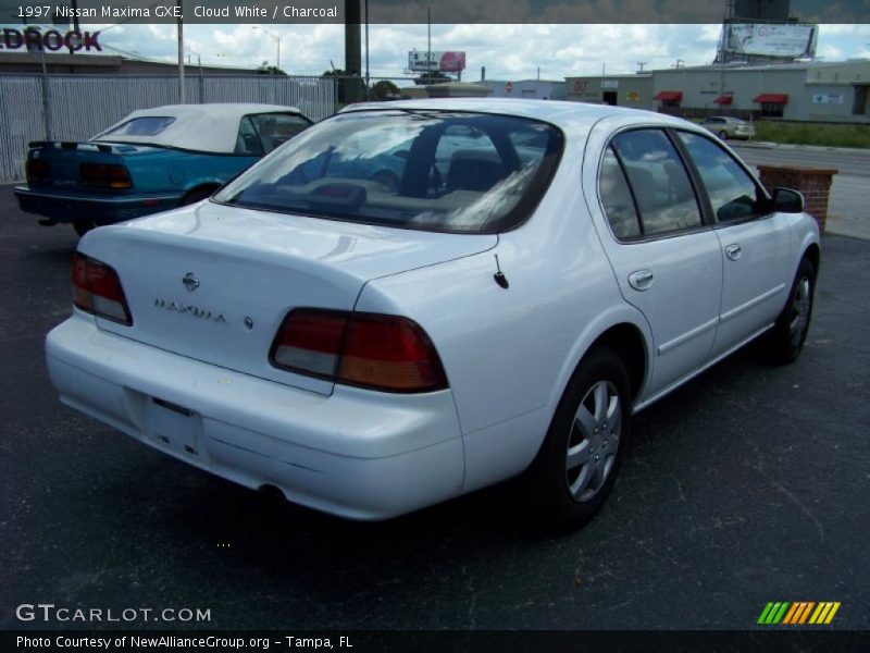 Cloud White / Charcoal 1997 Nissan Maxima GXE