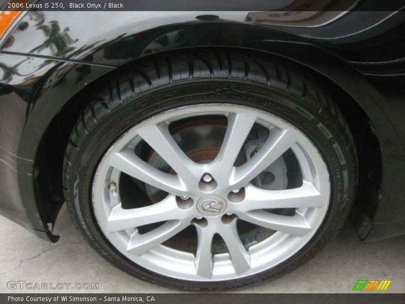 Black Onyx / Black 2006 Lexus IS 250