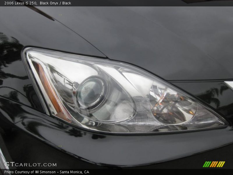 Black Onyx / Black 2006 Lexus IS 250