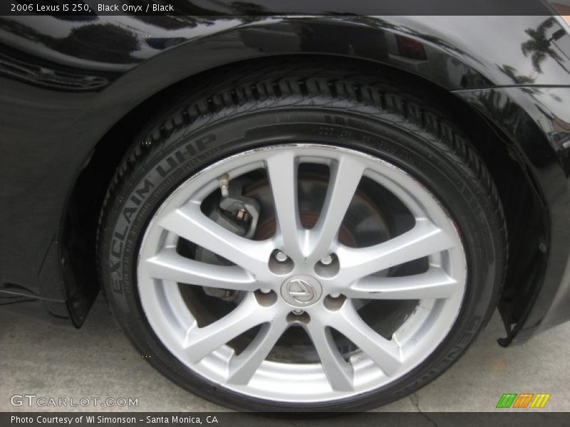 Black Onyx / Black 2006 Lexus IS 250