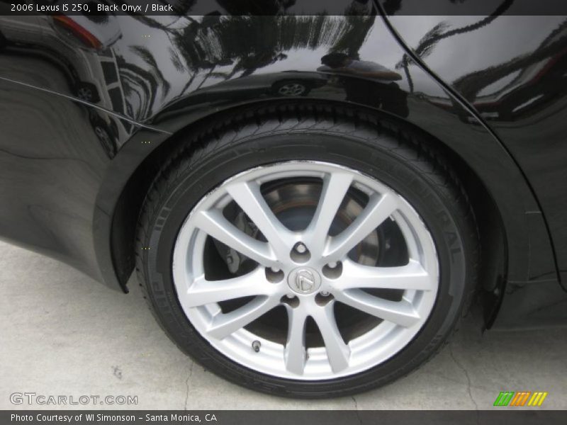 Black Onyx / Black 2006 Lexus IS 250