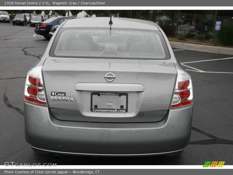 Magnetic Gray / Charcoal/Steel 2008 Nissan Sentra 2.0 SL