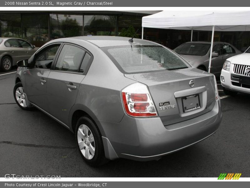 Magnetic Gray / Charcoal/Steel 2008 Nissan Sentra 2.0 SL