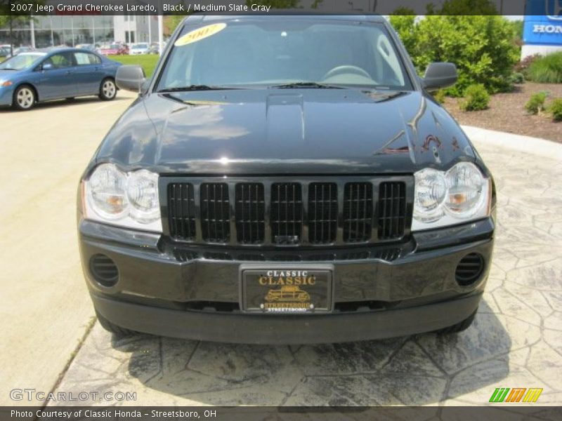 Black / Medium Slate Gray 2007 Jeep Grand Cherokee Laredo