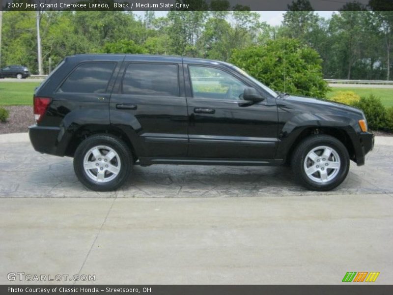 Black / Medium Slate Gray 2007 Jeep Grand Cherokee Laredo