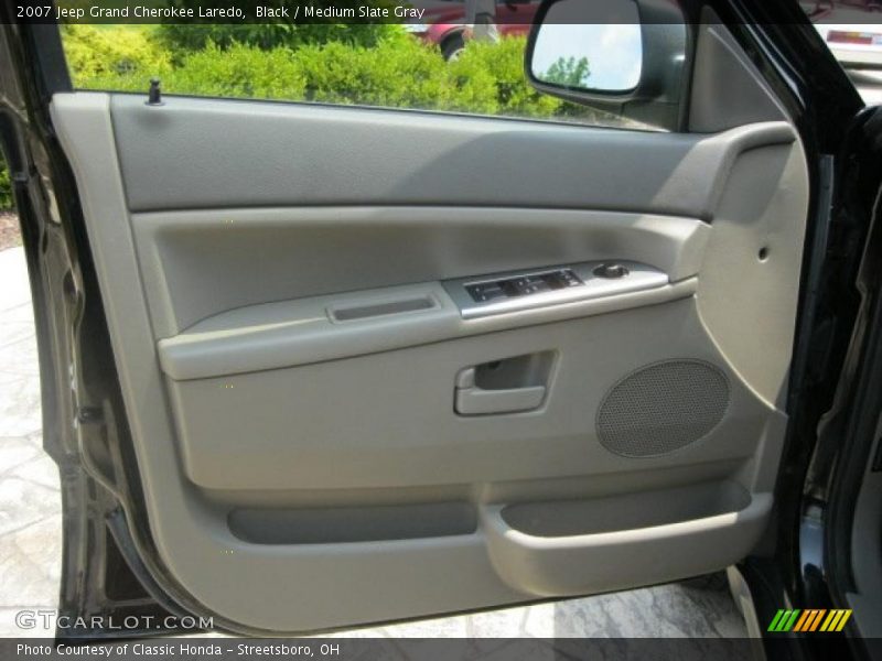Black / Medium Slate Gray 2007 Jeep Grand Cherokee Laredo