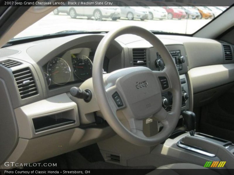 Black / Medium Slate Gray 2007 Jeep Grand Cherokee Laredo