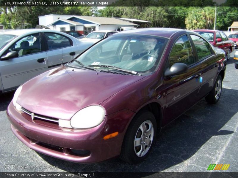 Deep Cranberry Pearlcoat / Agate 2000 Plymouth Neon LX