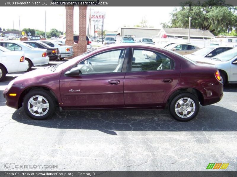 Deep Cranberry Pearlcoat / Agate 2000 Plymouth Neon LX