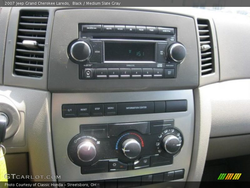 Black / Medium Slate Gray 2007 Jeep Grand Cherokee Laredo