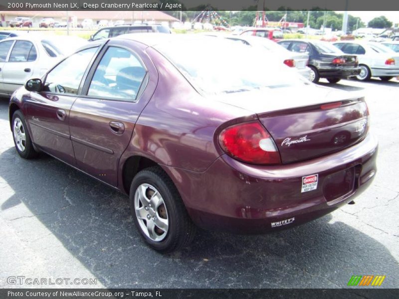 Deep Cranberry Pearlcoat / Agate 2000 Plymouth Neon LX