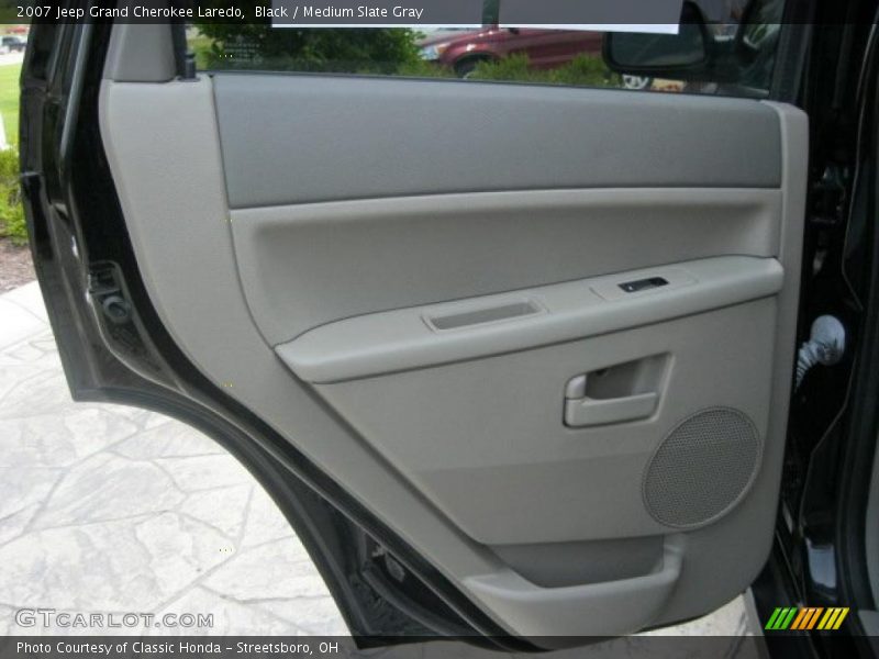 Black / Medium Slate Gray 2007 Jeep Grand Cherokee Laredo