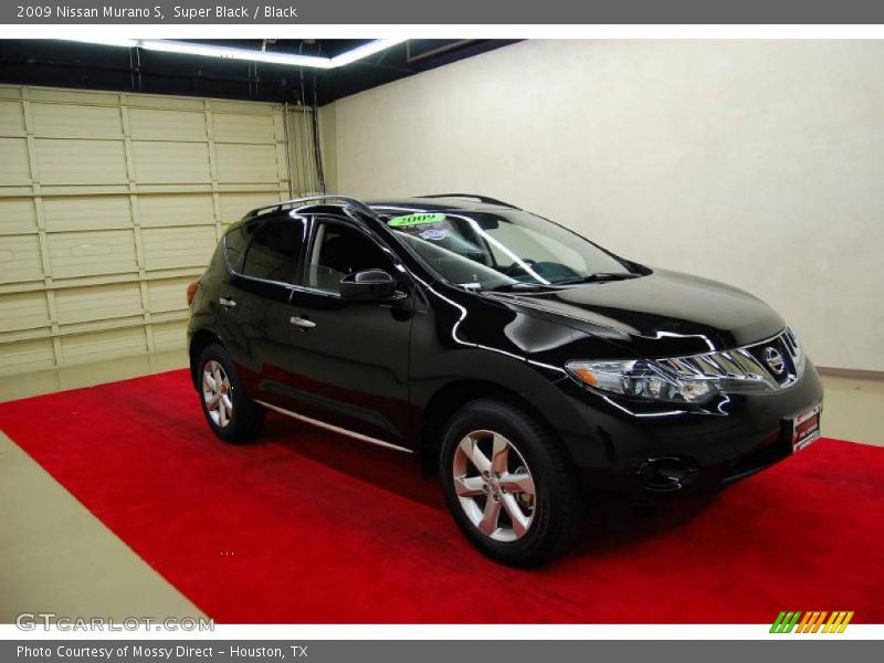 Super Black / Black 2009 Nissan Murano S