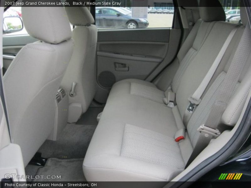 Black / Medium Slate Gray 2007 Jeep Grand Cherokee Laredo