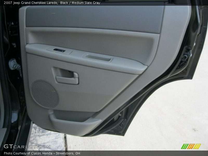 Black / Medium Slate Gray 2007 Jeep Grand Cherokee Laredo
