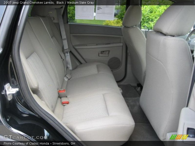 Black / Medium Slate Gray 2007 Jeep Grand Cherokee Laredo