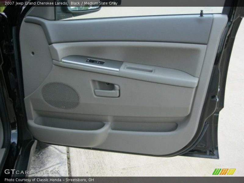 Black / Medium Slate Gray 2007 Jeep Grand Cherokee Laredo