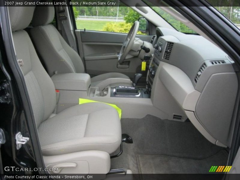 Black / Medium Slate Gray 2007 Jeep Grand Cherokee Laredo