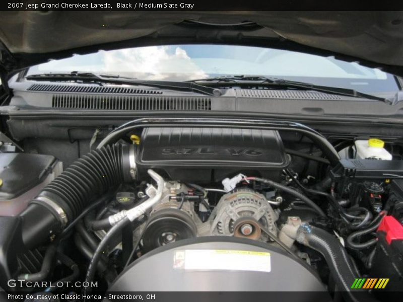 Black / Medium Slate Gray 2007 Jeep Grand Cherokee Laredo