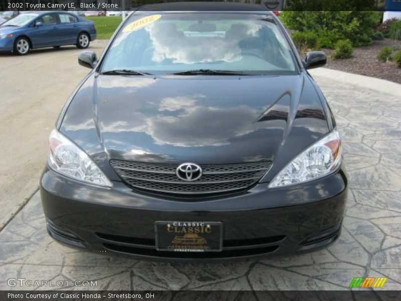 Black / Stone 2002 Toyota Camry LE