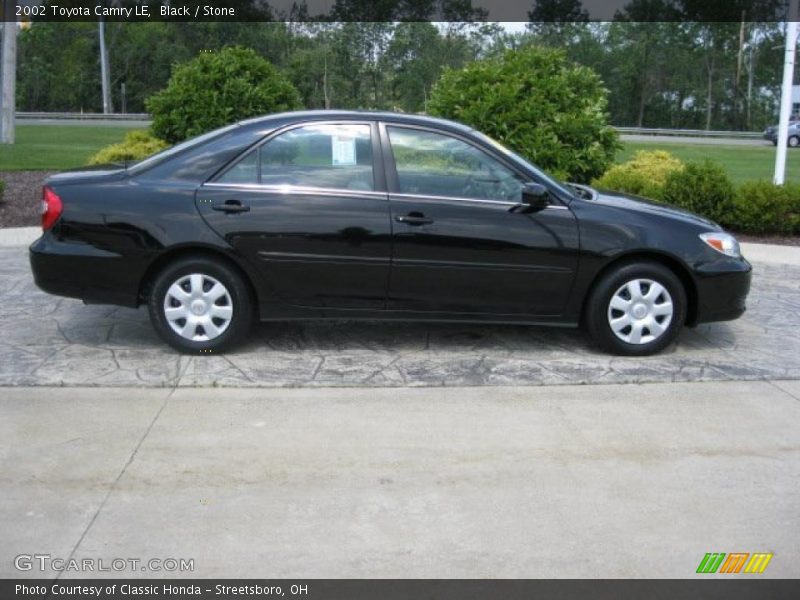 Black / Stone 2002 Toyota Camry LE