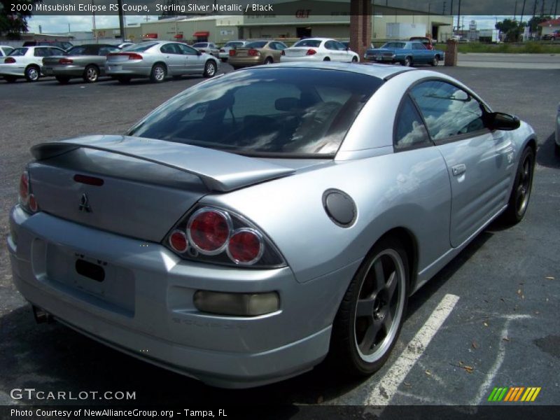 Sterling Silver Metallic / Black 2000 Mitsubishi Eclipse RS Coupe