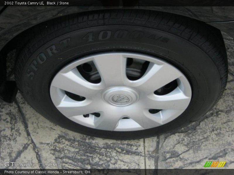 Black / Stone 2002 Toyota Camry LE