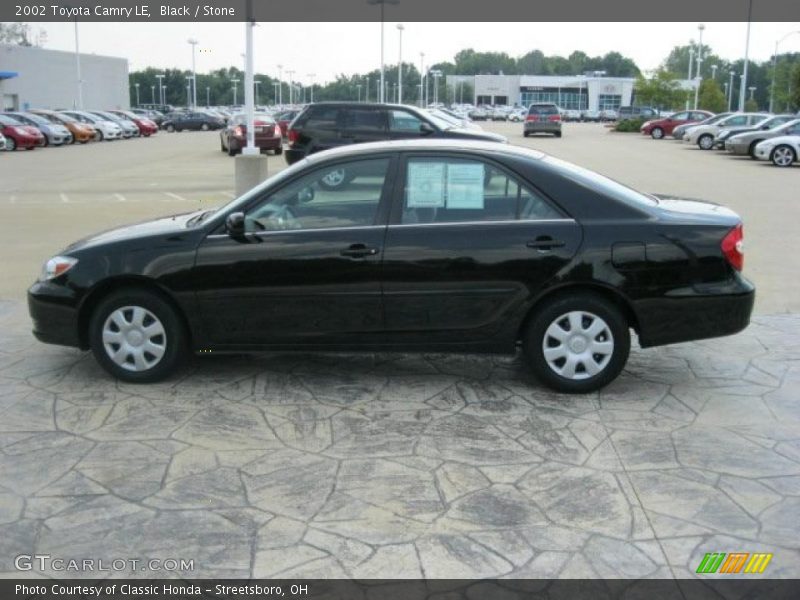 Black / Stone 2002 Toyota Camry LE