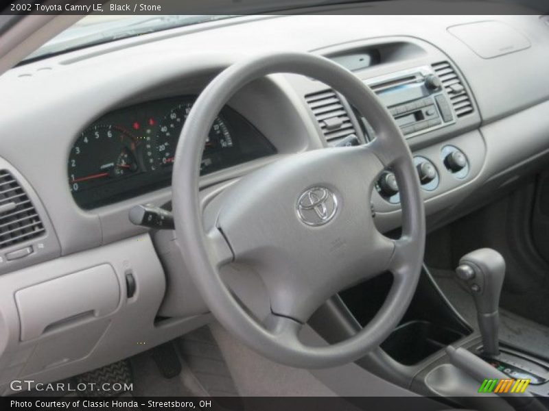 Black / Stone 2002 Toyota Camry LE