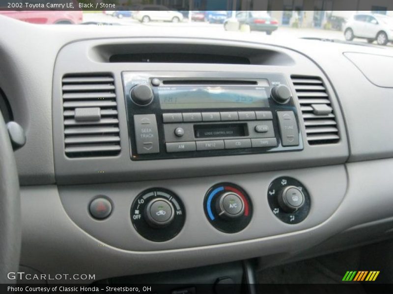 Black / Stone 2002 Toyota Camry LE