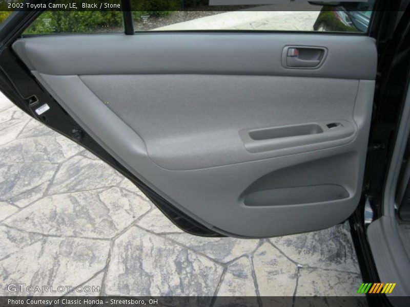 Black / Stone 2002 Toyota Camry LE