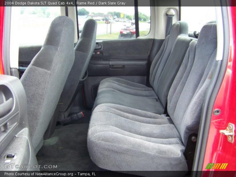 Flame Red / Dark Slate Gray 2004 Dodge Dakota SLT Quad Cab 4x4